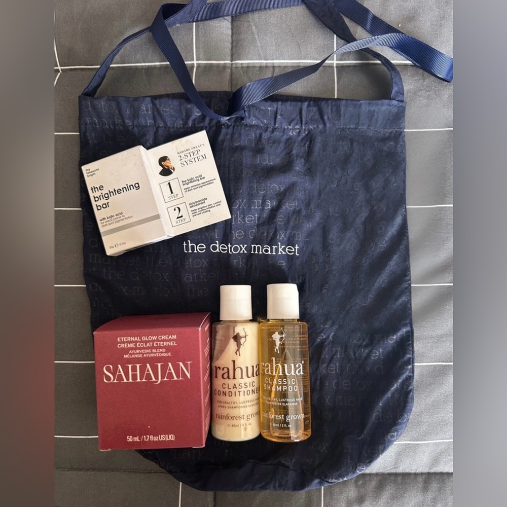 Sahajan Cream 50ml and Rahua Shampoo & Conditioner Travel Set